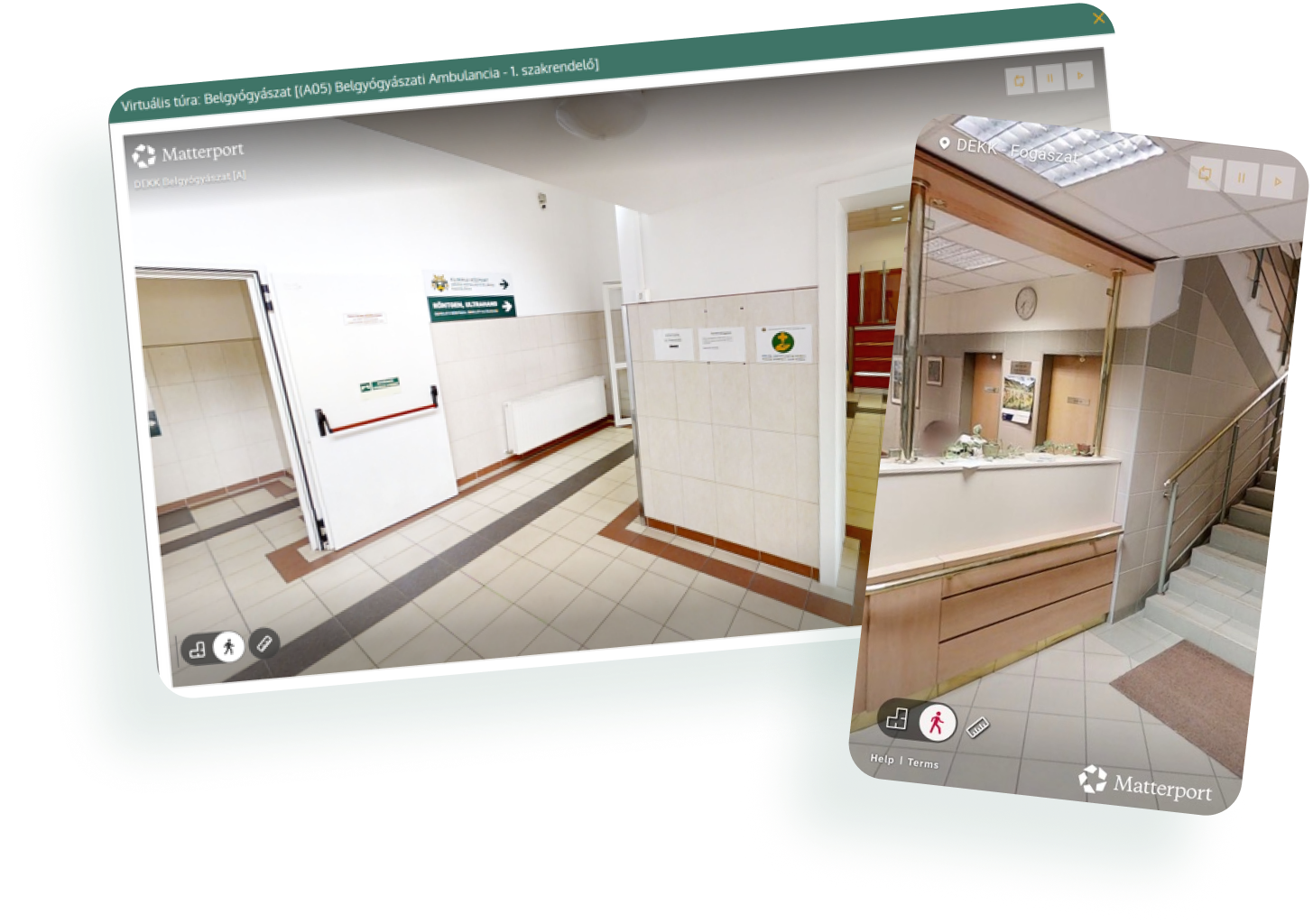 Matterport képernyőkép az applikációból
